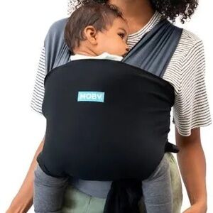 Black Baby Bag with Breathable Fabric and Supportive Design